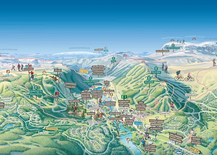 Spacious And Beautiful In Geilo, Mountain Retreat With View! 아파트 *
