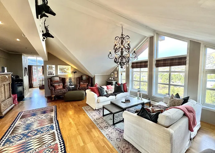 Spacious And Beautiful In Geilo, Mountain Retreat With View! *